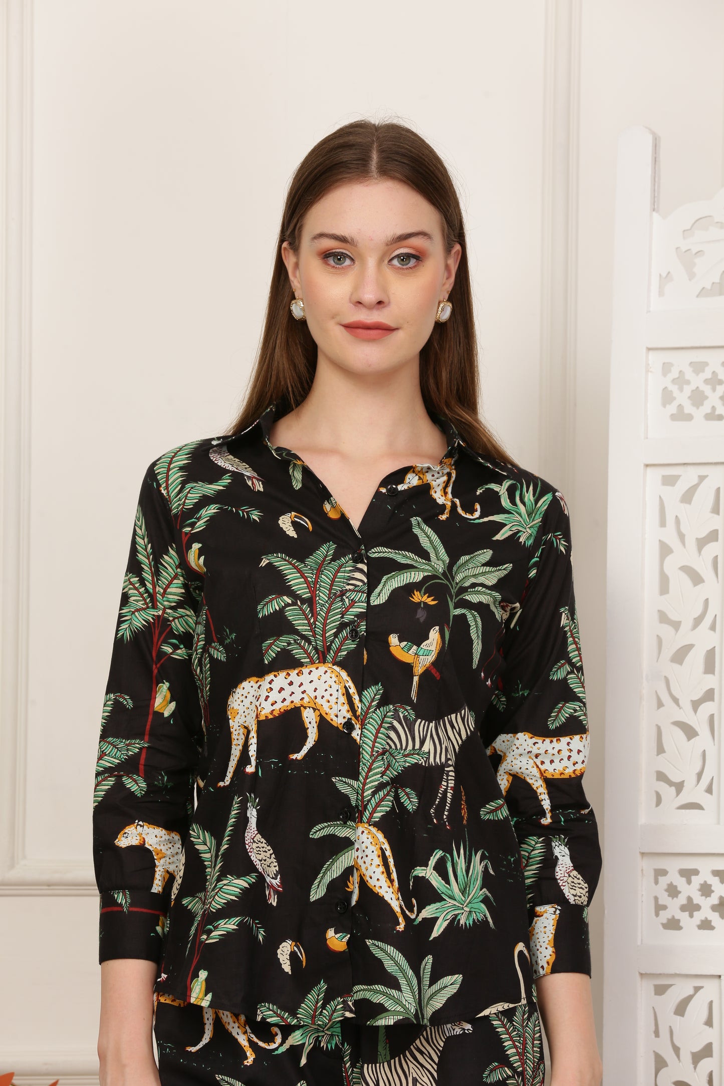 Iva Screen Printed Jungle Co-ord set