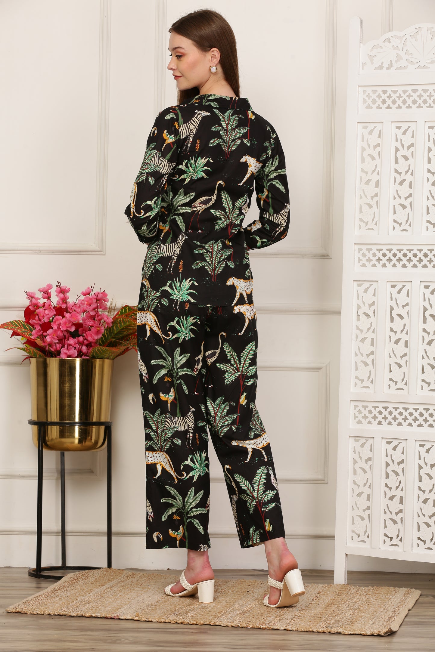 Iva Screen Printed Jungle Co-ord set